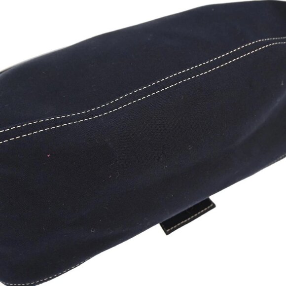 Fendi Navy Canvas Mamma Baguette Handbag 222826325.018 116457 - Picture 3 of 10